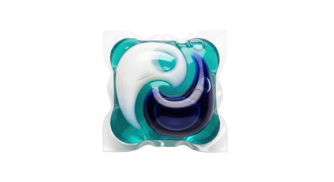 Isolated Laundry Detergent Pod
