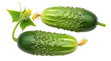 Isolated Cucumbers