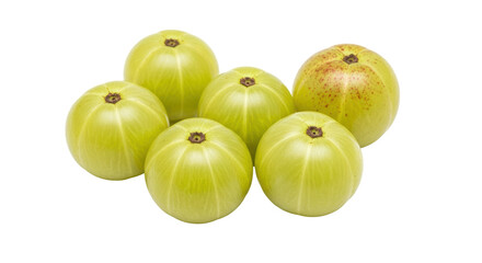Isolated Indian Gooseberry (Amla)