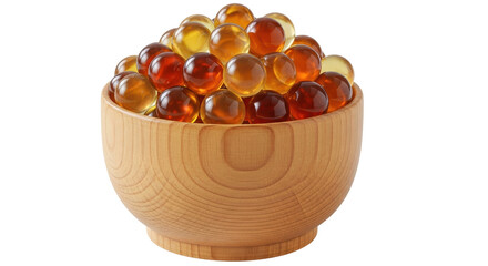 Isolated Bowl of Bath Pearls