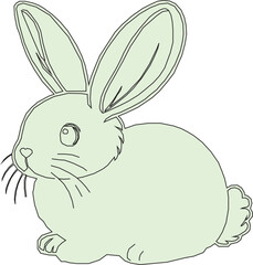 Rabbit Sketch Image