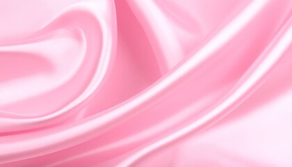 Fototapeta premium Soft, flowing pink silk fabric