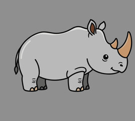 rhino vector illustration