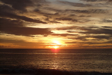 Obraz premium sunset over the sea