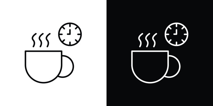 Break icons. Minimal vector icons pack for web