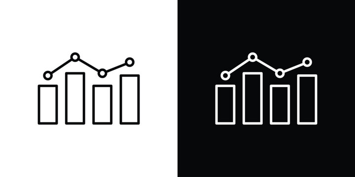 Benchmarking icons. Minimal vector icons pack for web