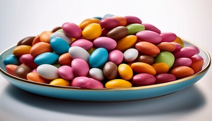 heritage of colored sugared almonds
