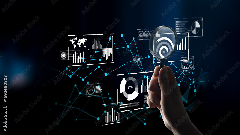 Aufkleber big data and analytics support real-time insights, predictive modeling, and data-driven decisions fo