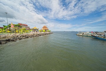Wat Ko Loi, a small island at, Si Racha District, Chon Buri 20110, Thailand.
