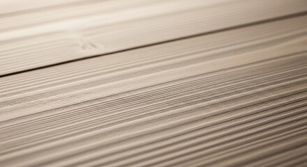 Angled Close-Up of Light Brown Wooden Planks with Grain Detail
