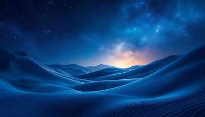  abstract the dark blue desert background