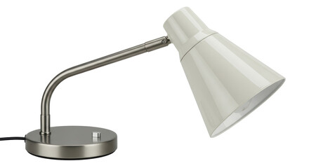 Isolated White Desk Lamp