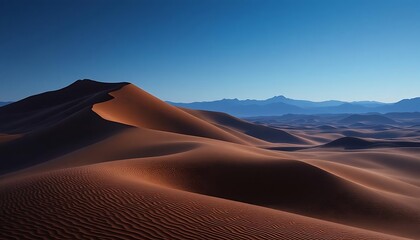  abstract the dark blue desert background