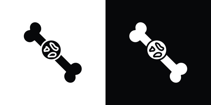 Multiple myeloma icons. minimal single flat icon for application in black and white