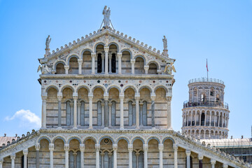 The Pisa Cathedral and the Leaning Tower
