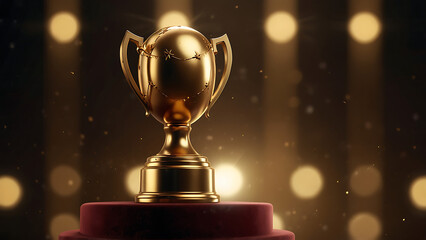 gold cup of coffee on black background