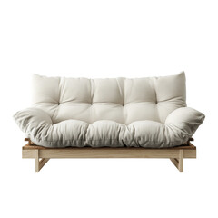 modern sofa isolated on white - Futon isolated on white background