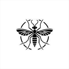 Mosquito in a circle design