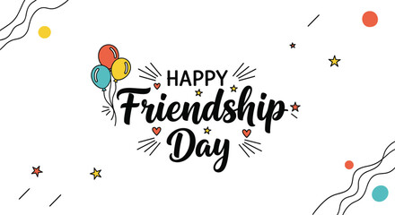 Happy friendship day celebrating bonds of true connection and lasting companionship