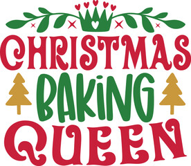 Fototapeta premium christmas baking queen