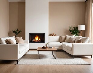 Modern living room with fireplace (1)