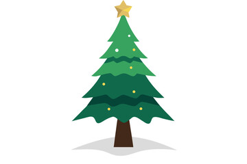 Fototapeta premium Photorealistic close up shot of a majestic evergreen tree with detailed bark and foliage