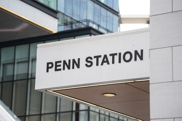 Penn Station Train Station in New York City