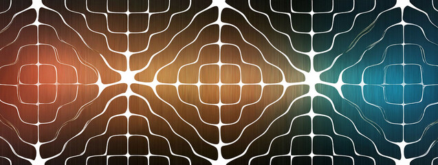 Rainbow cymatic sand pattern energy pulse © simoarshara