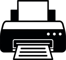 printer icon vector illustration