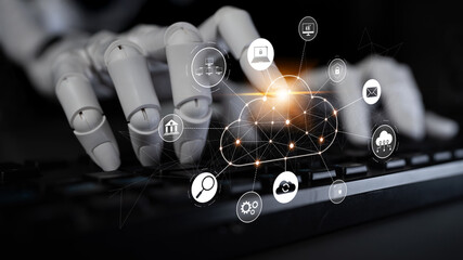 AI enhances cloud computing by optimizing service, cloud, and network integration for efficient...