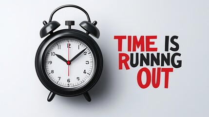 Realistic black stopwatch with white background showing time.