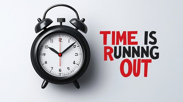 Realistic black stopwatch with white background showing time.