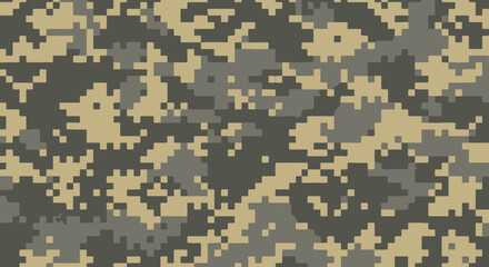 UCP – Universal Camouflage Pattern Used by U.S. Army (2004–2019)
Pixelated Universal Camo Design – U.S. Military Digital Pattern
U.S. Army Digital Camouflage (UCP) in Gray-Green-White Palette