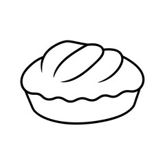 illustration of bread