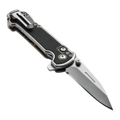 Obraz premium Sleek Folding Knife with Sharp Blade and Ergonomic Handle Design