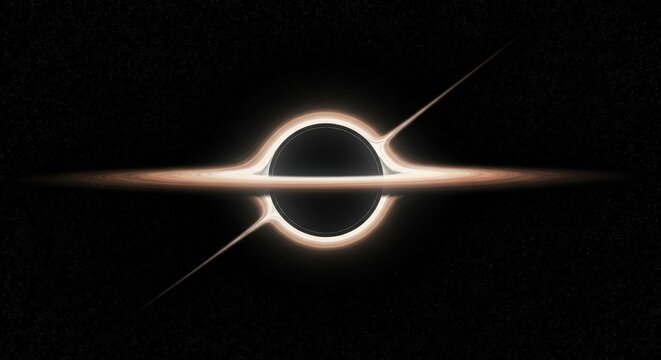 A realistic black hole with accretion disk and cosmic jet