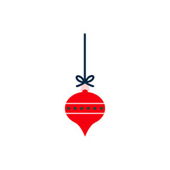 Festive holiday ornament design displays a classic Christmas icon with a simple, elegant style suitable for branding and seasonal graphic projects.