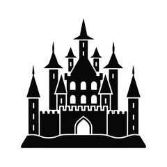 Fototapeta premium castle-icon-vector-illustration-include-after-on-w.eps
