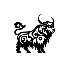 Fototapeta premium Taurus bull symbol