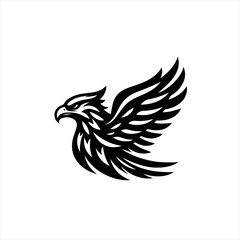 Obraz premium Eagle with spread wings