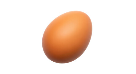 Isolated Chicken Egg