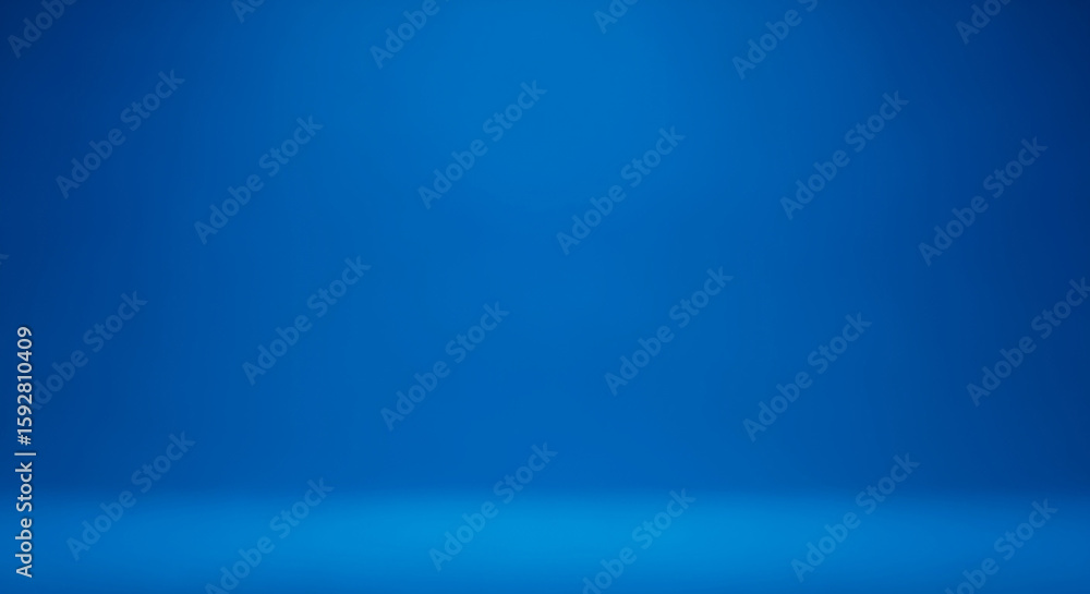 Poster a smooth, vibrant blue gradient background creates a sense of depth and serenity, perfect for adding