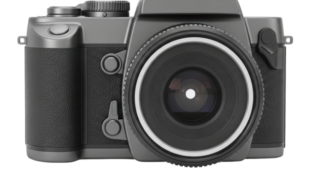 Isolated Vintage Camera