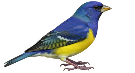 Isolated Blue and Yellow Bird