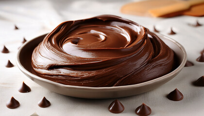 enjoy a creamy chocolate dough perfect for indulgent desserts and sweet treats