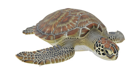 Isolated Sea Turtle