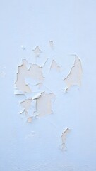 Peeling Paint Texture on Blue Wall - Abstract Background