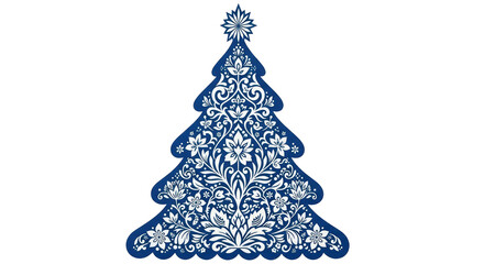 Isolated Christmas Tree Design