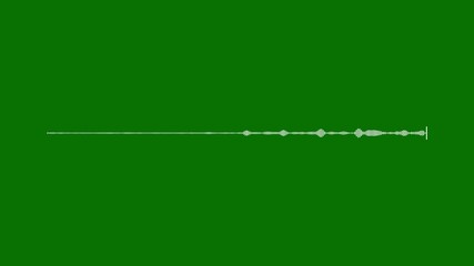 White digital audio waveform animation. Seamless 4K visualizer loop on green screen background. Ideal for music overlays, podcast intros, and DJ visuals. - Powered by Adobe