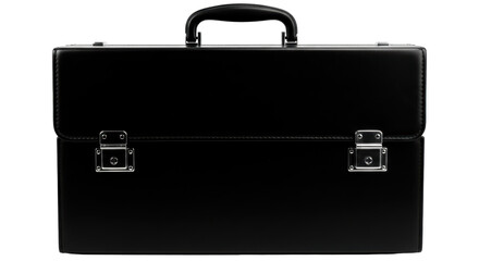 Isolated Black Briefcase